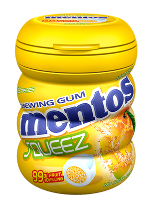 Boîte Mentos Gum SQ Mango 28 pièces Image