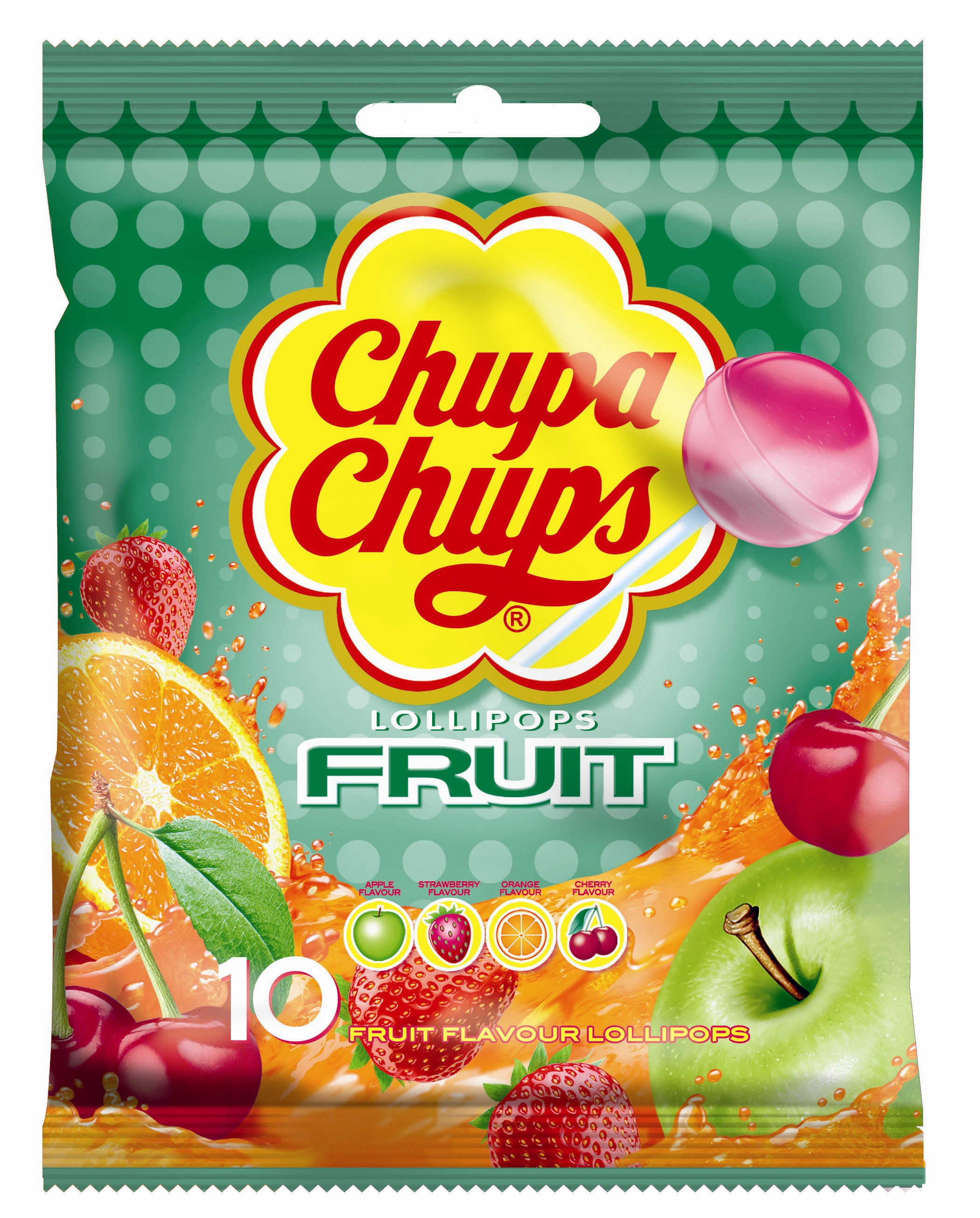 Sachet Chupa-Chups Fruit 10 pièces Image