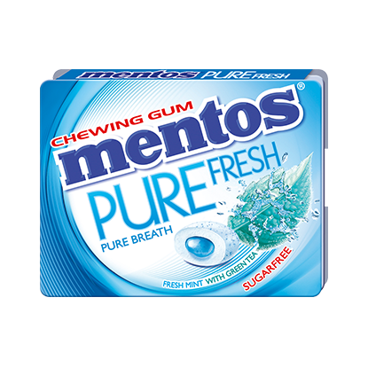 Blister Mentos Gum PF Fresh Mint 8 pièces Image