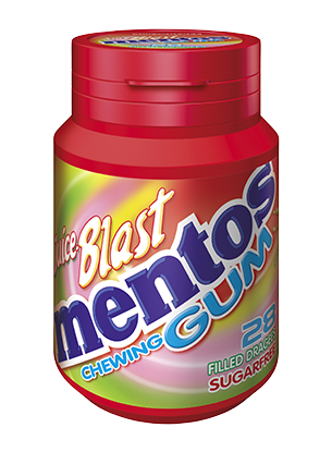 Boite Mentos Gum JB Red Flavor Mix 28 pièces Image