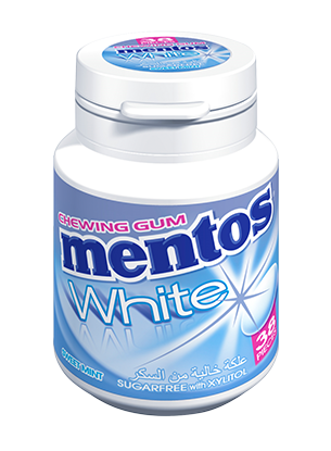 Boite Mentos Gum White Sweet Mint 38 pièces Image