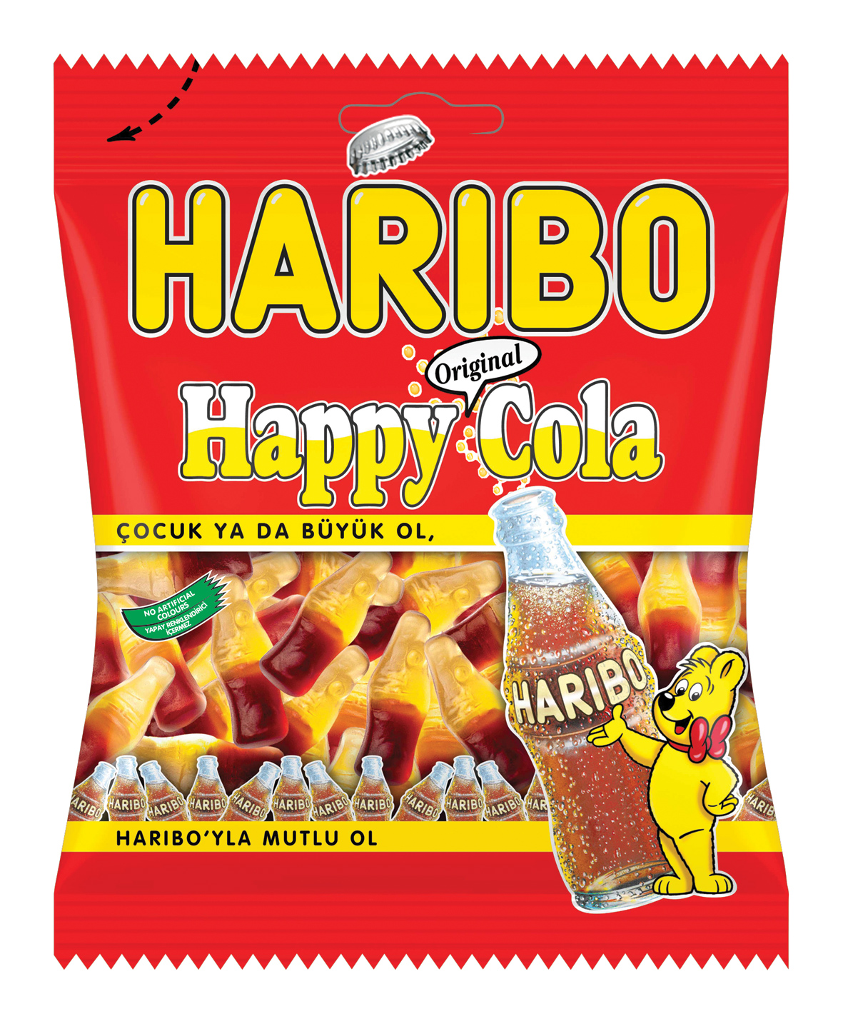 Bonbon Happy Cola 80g HARIBO Image