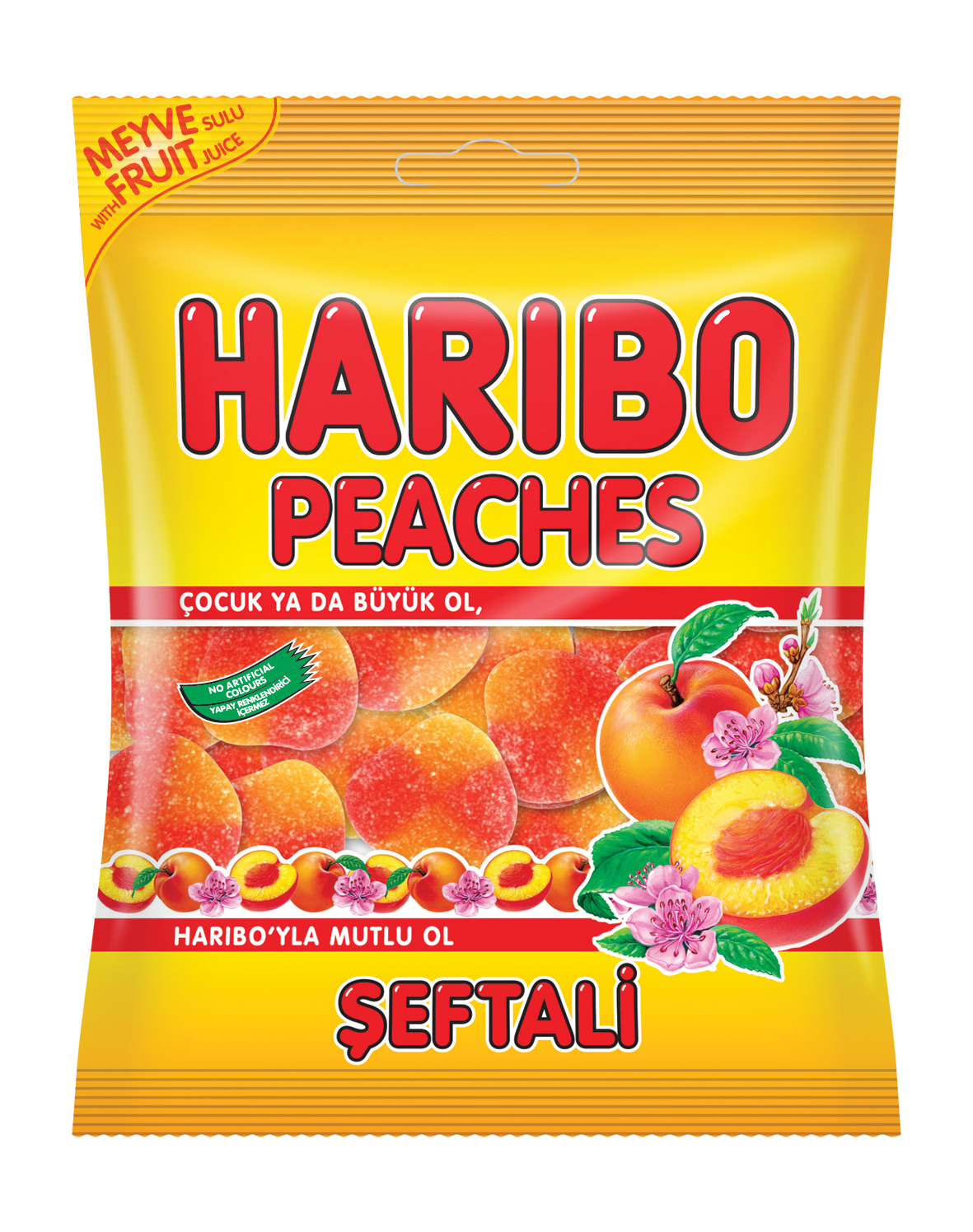 Bonbon Peaches 80g HARIBO Image