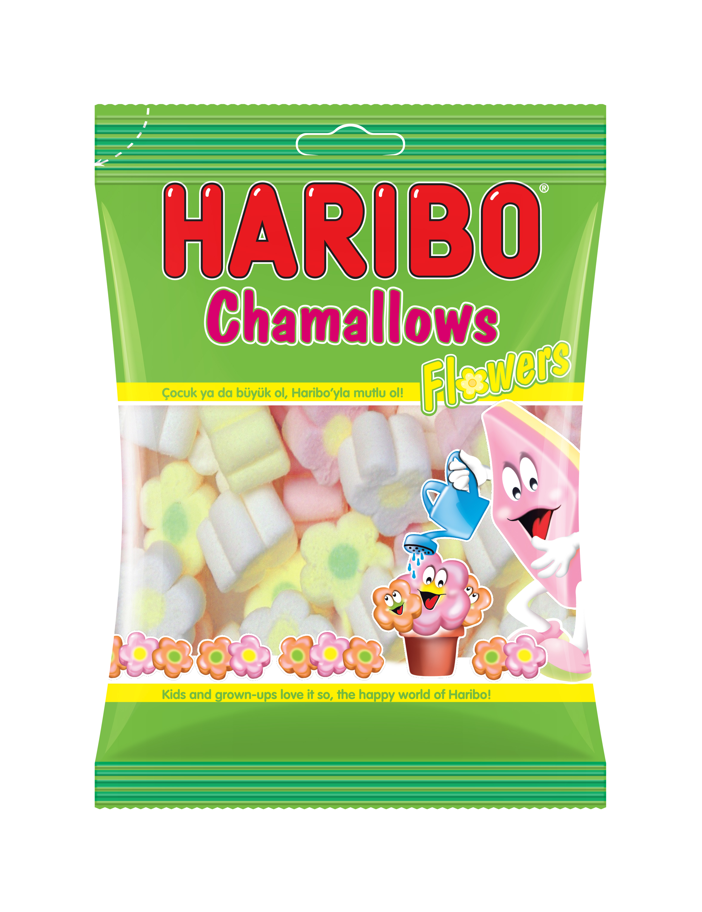 Bonbon Chamallows Flowers 150g HARIBO Image
