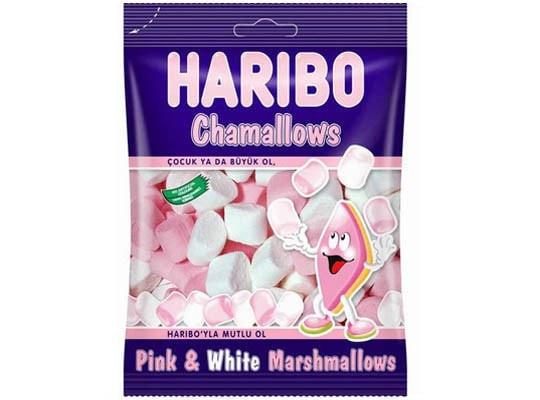 Bonbon Chamallows Pink & White 70g HARIBO Image