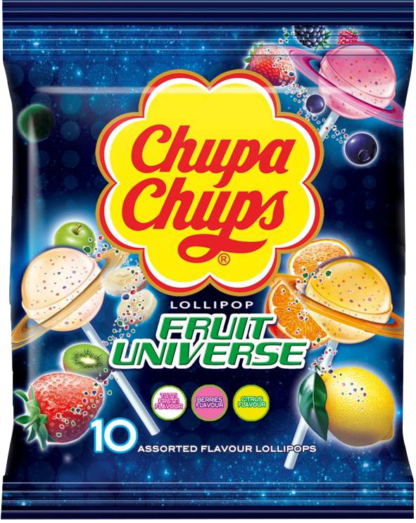 Sachet Chupa-Chups Fruit Universe 10 pièces Image