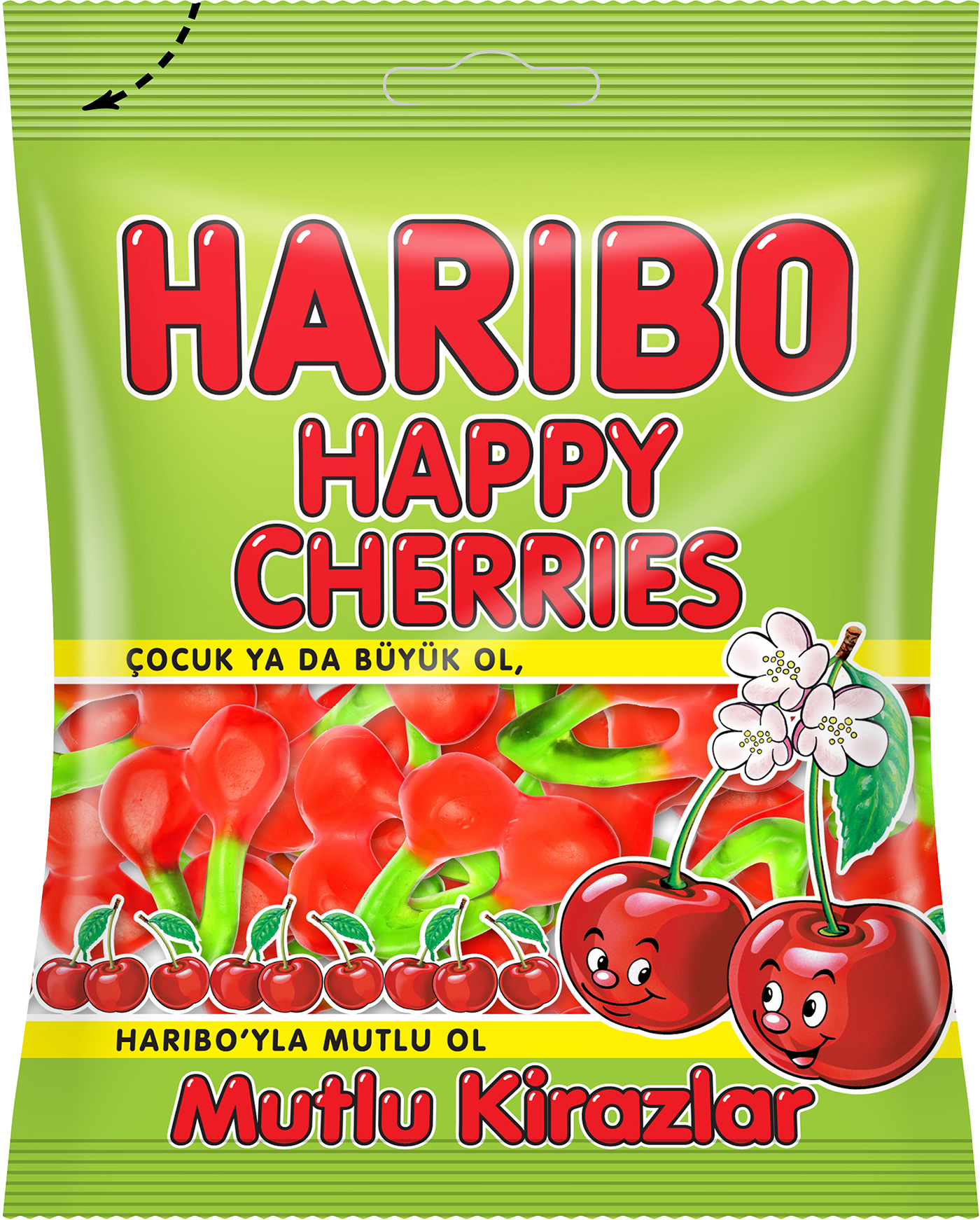 Bonbon Happy Cherries 80g HARIBO Image